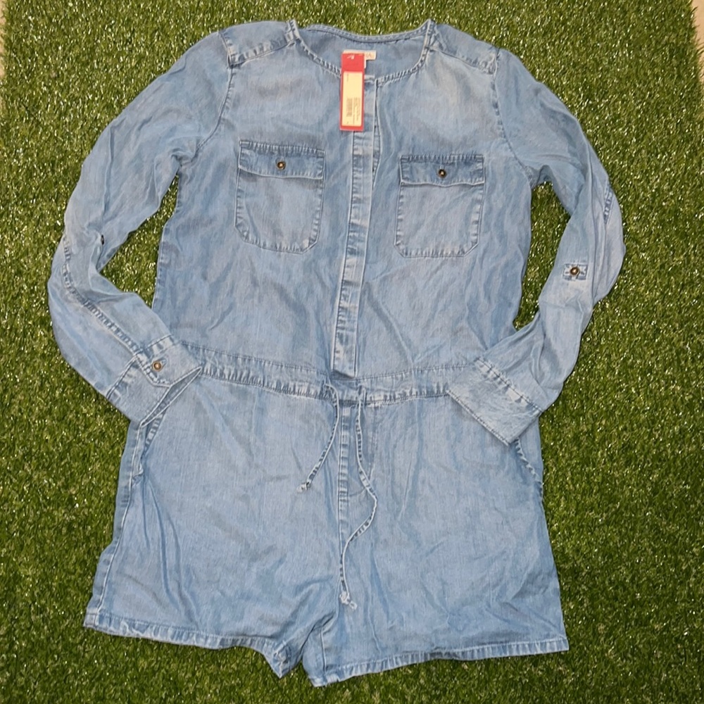 Soft Denim Romper